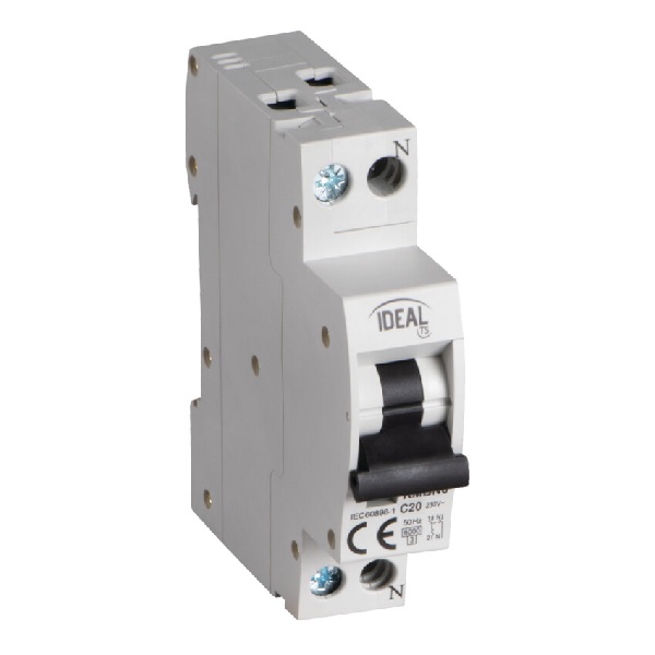 Interruttore Magnetotermico 2x10A 1P+N